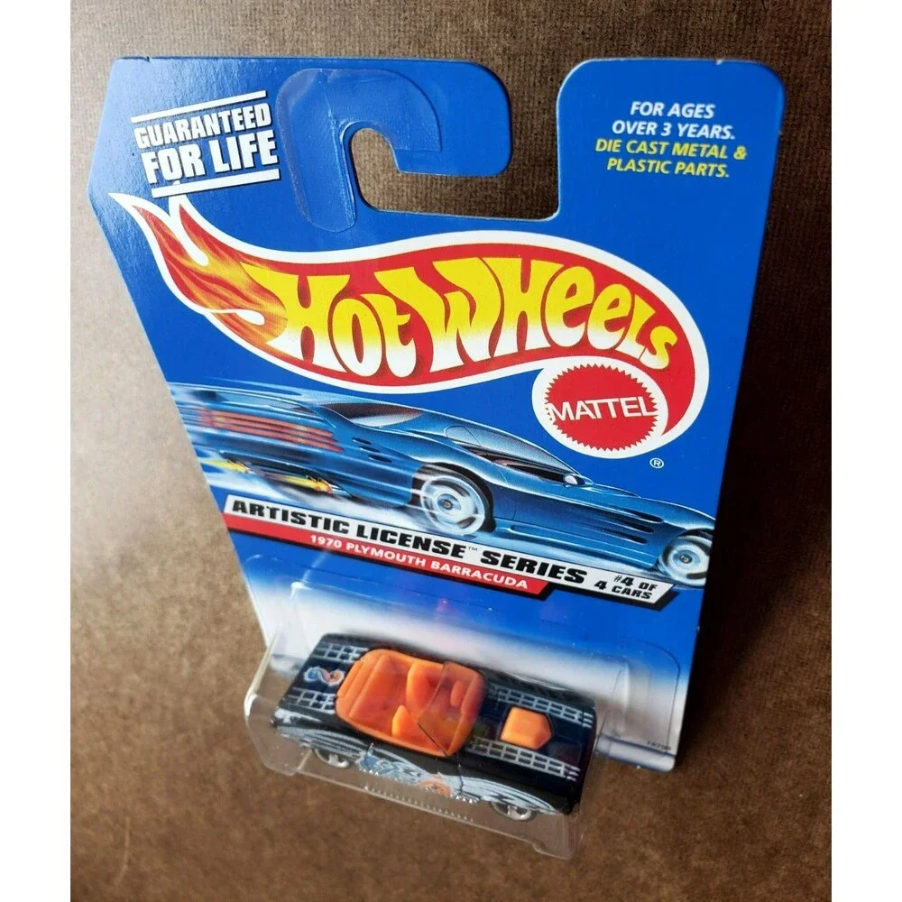 1998 Hot Wheels ARTISTIC LICENSE SERIES Complete 4 Car Set #729-731 W/ PROTECTOR